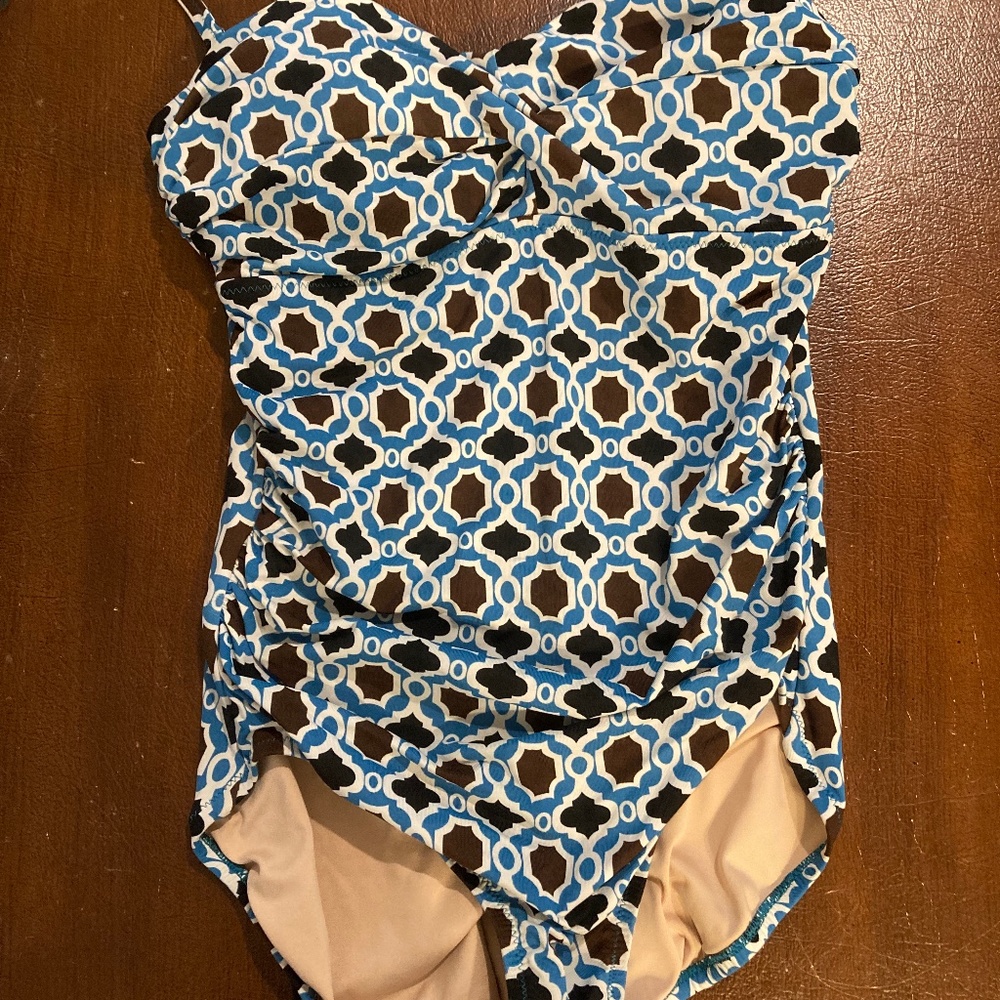 Lands End One Piece Swim Suit
